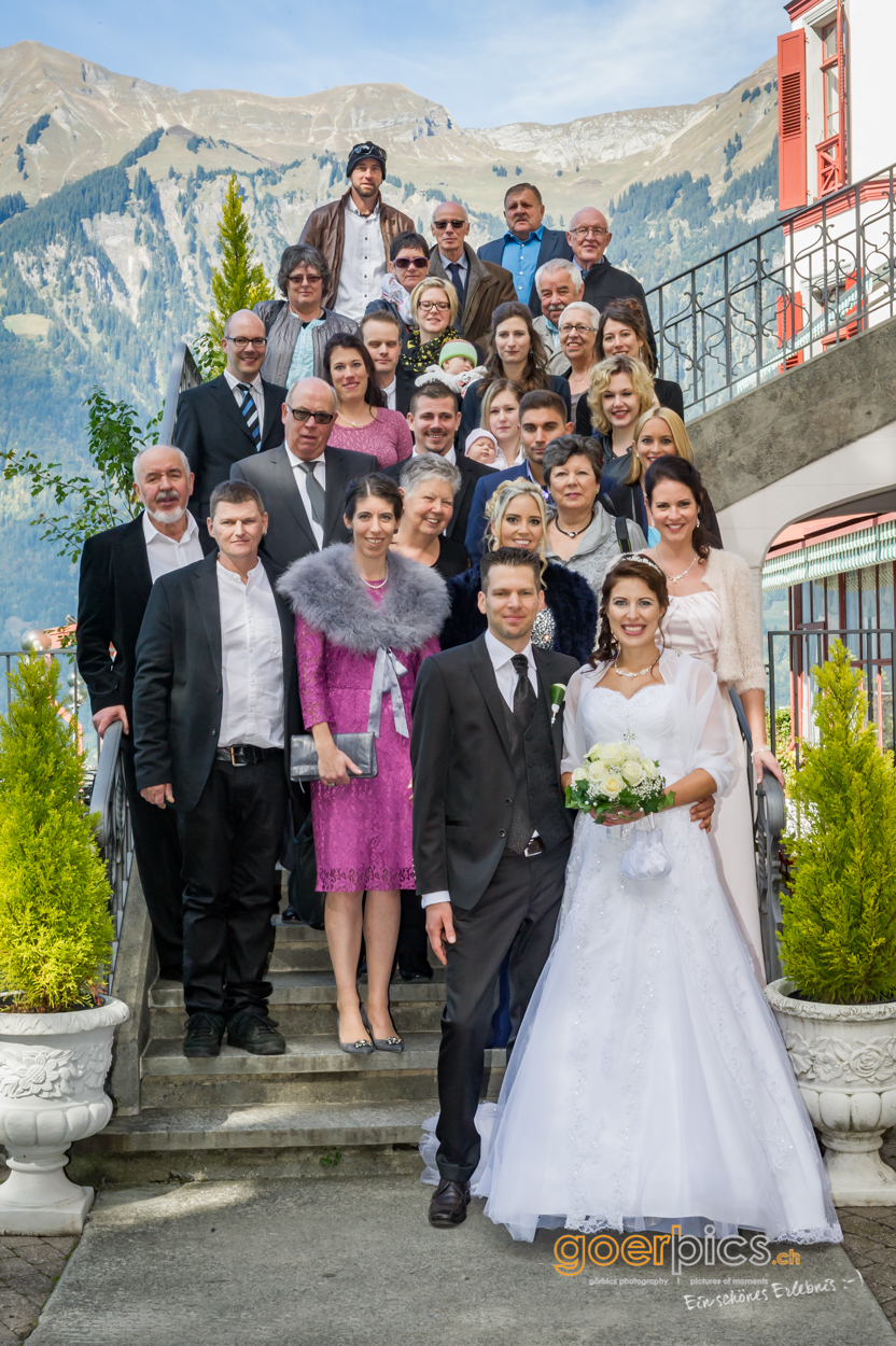 Hochzeit in Giessbach und Schloss Schadau Thun gallery